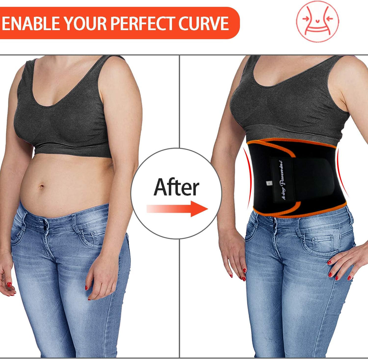 Upgraded Plus Size Waist Trimmer and Sweat Belt for Men and Women