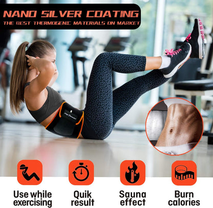 Upgraded Plus Size Waist Trimmer and Sweat Belt for Men and Women